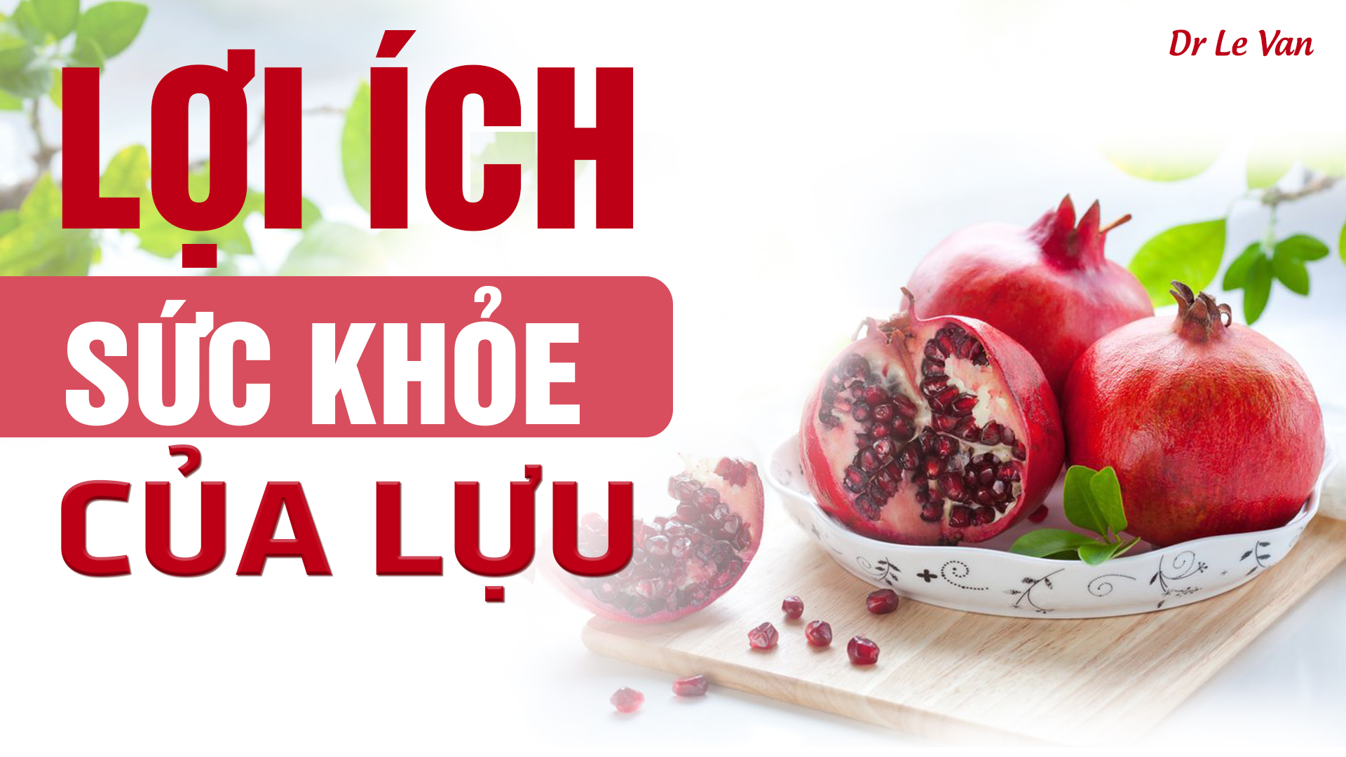 Dr Lê Văn - Lợi ích sức khỏe của lựu